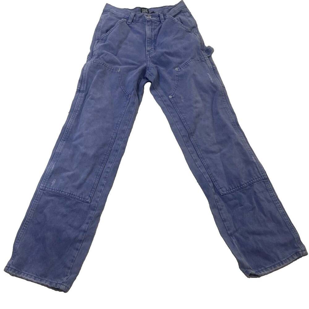BDG Urban Outfitters Distressed High-Rise Purple Carpenter Jeans Size 25 Y2K